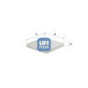 Filtro de ar para cabine UFI 53.532.00