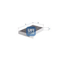 Filtro de ar para cabine UFI 54.396.00