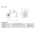 Motor de partida BOSCH 0 986 011 160