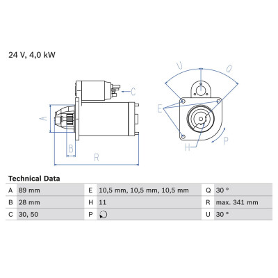 Motor de partida BOSCH 0 986 013 720