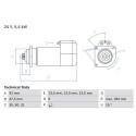 Motor de partida BOSCH 0 986 019 000