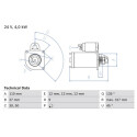 Motor de partida BOSCH 0 986 019 010