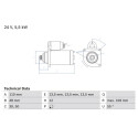 Motor de partida BOSCH 0 986 021 490