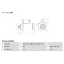 Motor de partida BOSCH 0 986 022 260