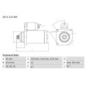 Motor de partida BOSCH 0 986 025 450