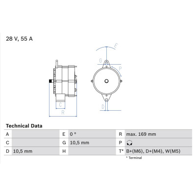 Alternador BOSCH 0 986 032 720
