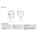 Alternador BOSCH 0 986 034 370
