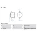 Alternador BOSCH 0 986 039 260