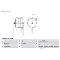 Alternador BOSCH 0 986 042 350