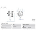 Alternador BOSCH 0 986 042 580