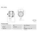 Alternador BOSCH 0 986 042 590