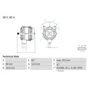 Alternador BOSCH 0 986 046 560