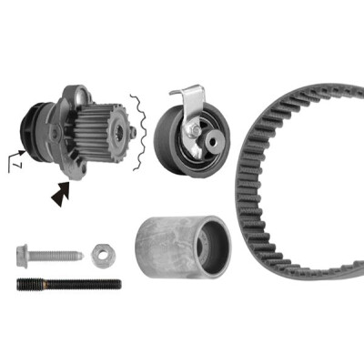 Bomba de água + kit de correia dentada