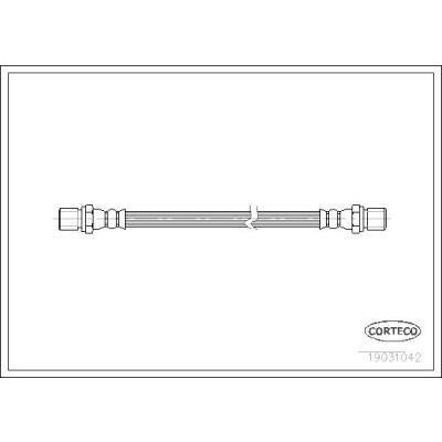 Tubo flexível de travão