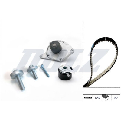 Kit bomba d'água + correia dentada DOLZ KD004