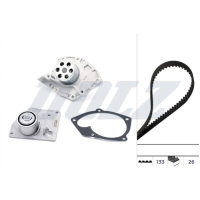Kit bomba d'água + correia dentada DOLZ KD027