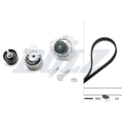 Kit bomba d'água + correia dentada DOLZ KD032