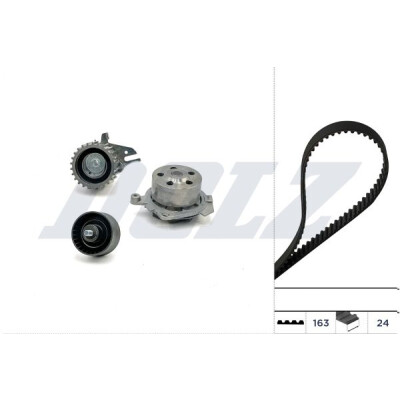 Bomba de água + kit de correia dentada