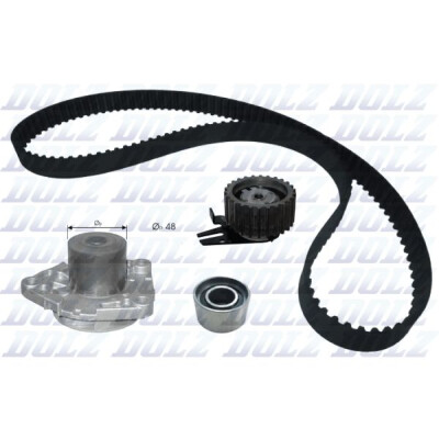 Bomba de água + kit de correia dentada