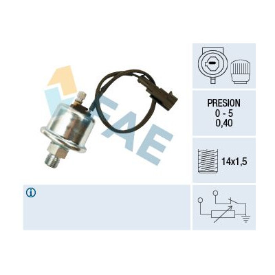 Sensor, pressão do óleo