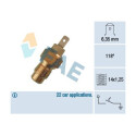 Interruptor de temp., luz avisadora líquido de refrigeração