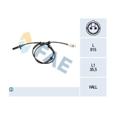 Sensor, rotações da roda