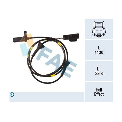 Sensor, rotações da roda