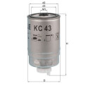 Filtro de combustível MAHLE ORIGINAL KC 43