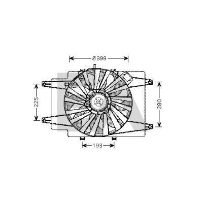 Ventilador, refrigeração do motor