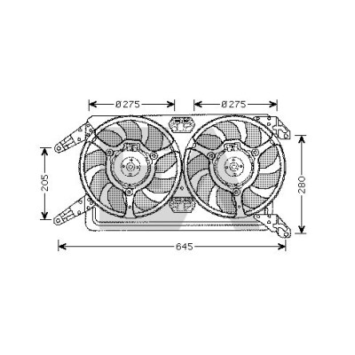 Ventilador, refrigeração do motor