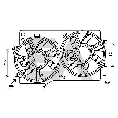 Ventilador, refrigeração do motor