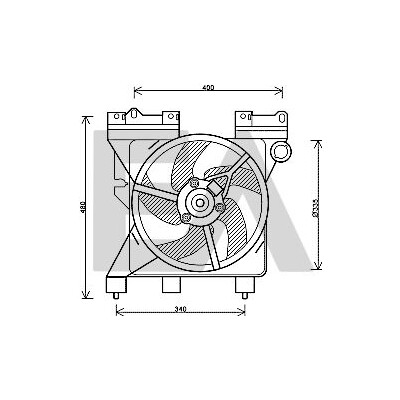 Ventilador, refrigeração do motor