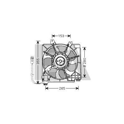 Ventilador, refrigeração do motor