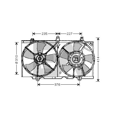 Ventilador, refrigeração do motor