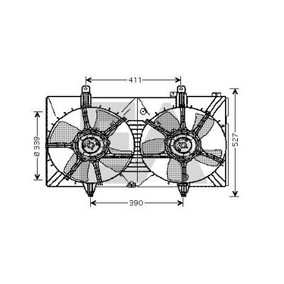 Ventilador, refrigeração do motor