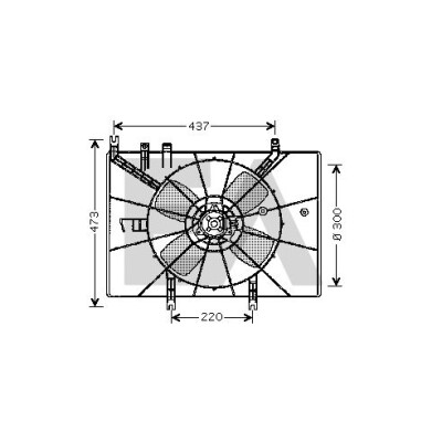Ventilador, refrigeração do motor