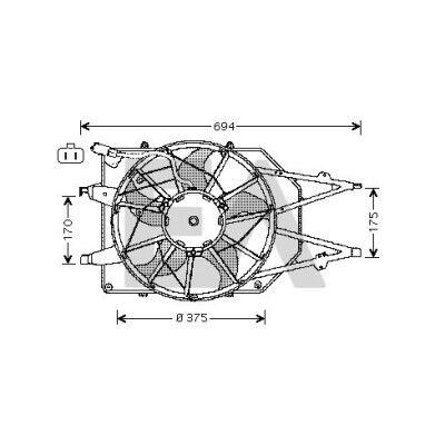 Ventilador, refrigeração do motor