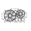Ventilador, refrigeração do motor