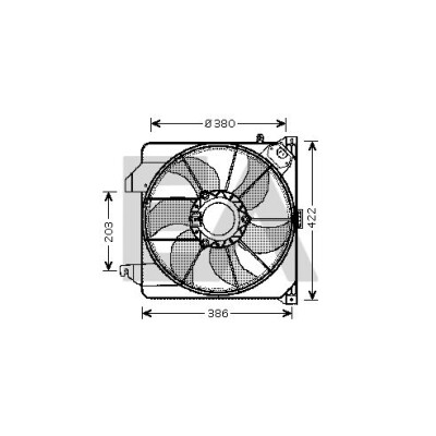 Ventilador, refrigeração do motor