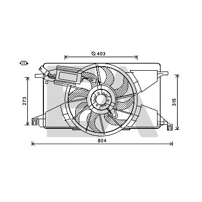 Ventilador, refrigeração do motor
