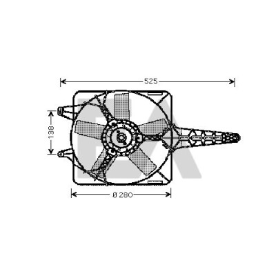 Ventilador, refrigeração do motor