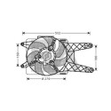 Ventilador, refrigeração do motor