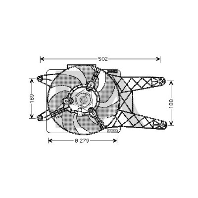 Ventilador, refrigeração do motor