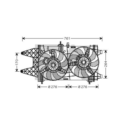Ventilador, refrigeração do motor