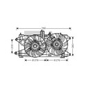 Ventilador, refrigeração do motor