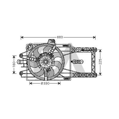 Ventilador, refrigeração do motor
