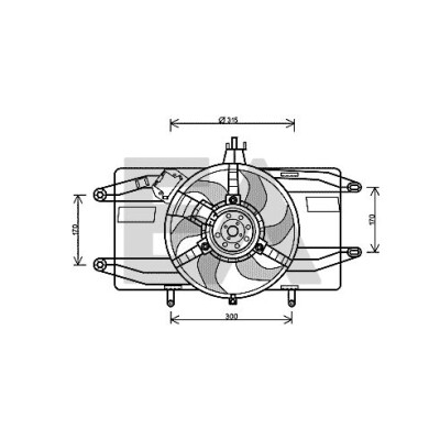 Ventilador, refrigeração do motor