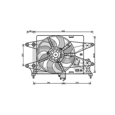 Ventilador, refrigeração do motor