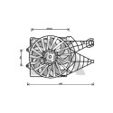 Ventilador, refrigeração do motor