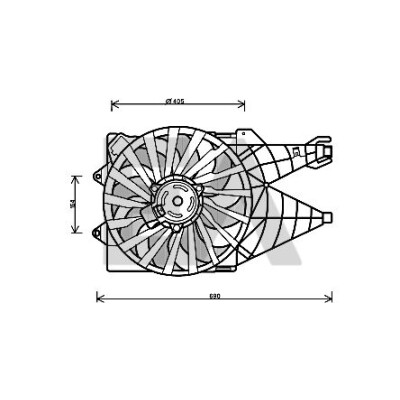 Ventilador, refrigeração do motor